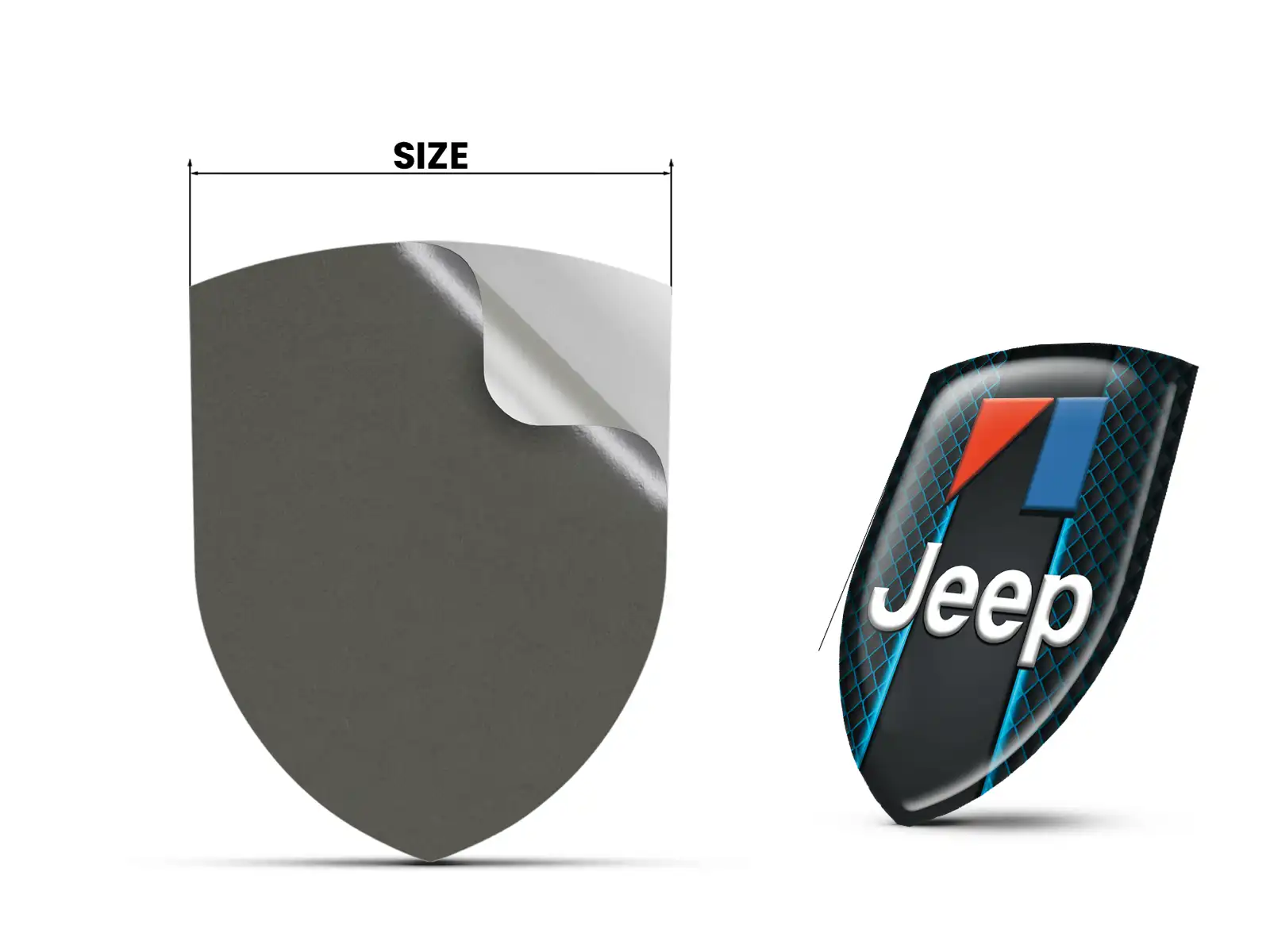 Jeep Adesivo Porta Automatica Alta Qualità Professionale Pro